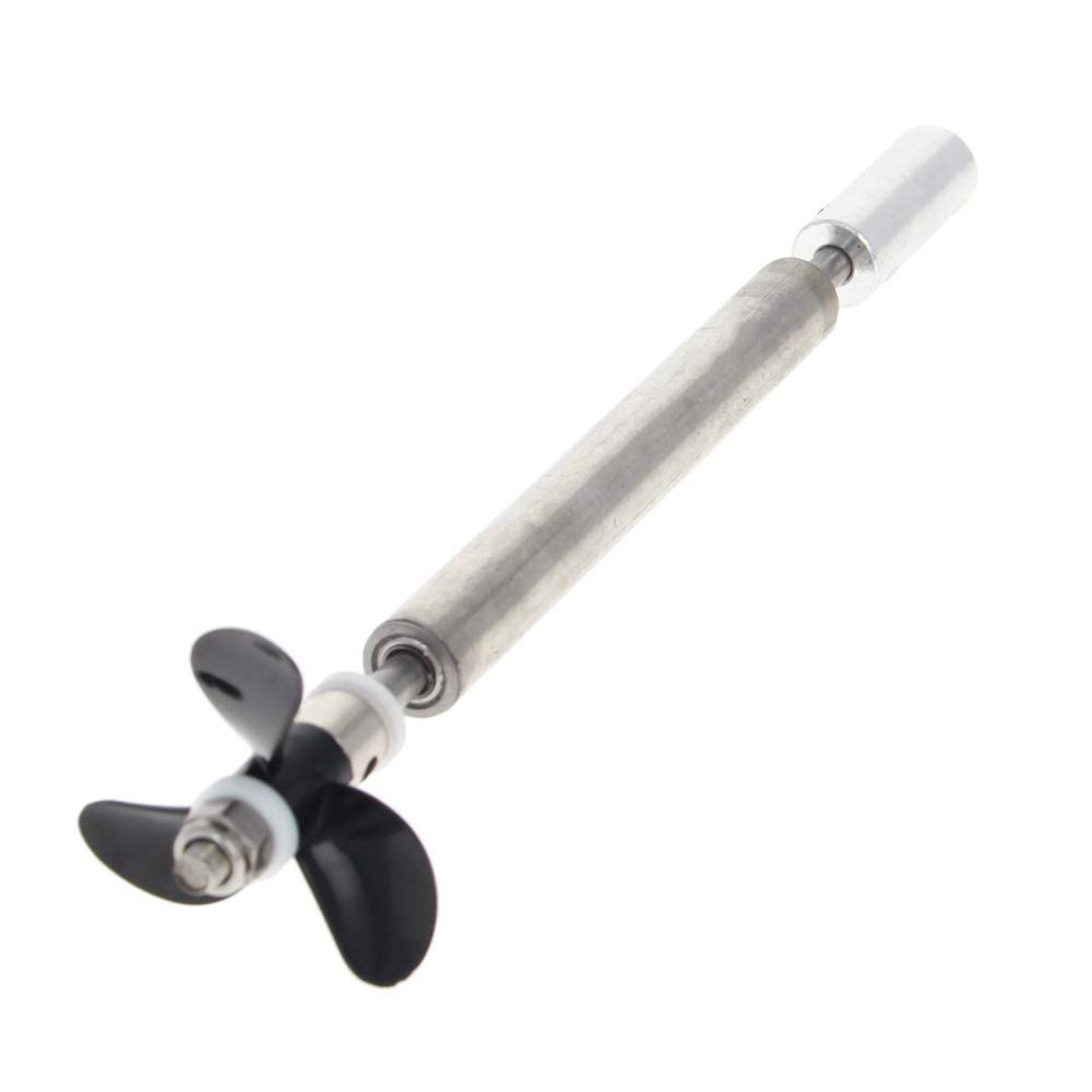 Drive Shaft w Propeller and Universal Joint for RC Boat, L130mm Shaft, L80mm Sleeve, D36mm Propeller, Fit for 3.17mm Motor Shaft,Aicosineg