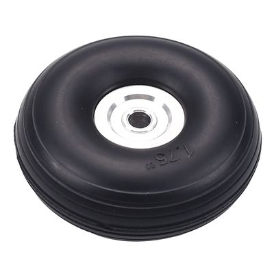 Bettomshin 1Pcs Tire and Wheel Sets for RC Car Airplane PU Sponge Tire with Aluminum Alloy Hub,1.75"