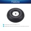 Bettomshin 1Pcs Tire and Wheel Sets for RC Car Airplane PU Sponge Tire with Aluminum Alloy Hub,1.75" view 3