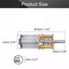 Bettomshin Mini Gear Motor DC 12V 40RPM Micro Gear Motor, Speed Reduction Motor N20 for RC Car, Robot Model, DIY Engine Toys view 2