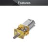 Bettomshin Mini Gear Motor DC 12V 40RPM Micro Gear Motor, Speed Reduction Motor N20 for RC Car, Robot Model, DIY Engine Toys view 3