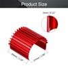 Bettomshin Aluminum Electric Engine Motor Heatsink Fins Cooling Blue for RC380 390 Size Brushed Brushless RC Car Accessories view 2