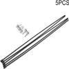 Bettomshin RC Antenna Tube Black with Siliver Mount and Cap for RC Boat 5Pcs view 4