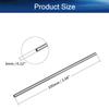 Bettomshin 5Pcs 100mmx3mm Stainless Steel Solid Round Rods Metal Lathe Bar Stock for DIY RC Model Car, RC Helicopter Airplane view 2