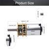 Bettomshin Mini Gear Motor DC 12V 60RPM Speed Reduction Motor GA12-N20 3mm Shaft Gearwheel Gear Motor for RC Car, Robot Model, DIY Engine Toys view 2
