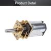 Bettomshin Mini Gear Motor DC 12V 60RPM Speed Reduction Motor GA12-N20 3mm Shaft Gearwheel Gear Motor for RC Car, Robot Model, DIY Engine Toys view 4