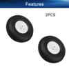 Bettomshin 1.25 inch RC Model Airplane Super Light Sponge Tire Tail Wheel Tire and Wheel Sets for RC Car Airplane PU Sponge Tire with Plastic Hub 2Pcs view 3