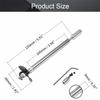 Bettomshin Drive Shaft w Propeller and Universal Joint for RC Boat, L150mm Shaft, L100mm Sleeve, D36mm Propeller, Fit for 2.3mm Motor Shaft view 2