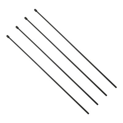 Bettomshin 5Pcs 3mm x 1.5mm Black Plastic Antenna Pipe Tube Protectors Receiver Aerial for RC Model Car