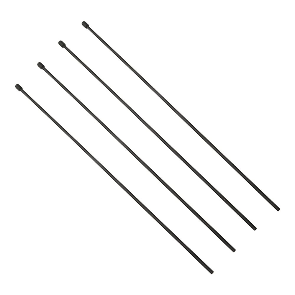 Bettomshin 5Pcs 3mm x 1.5mm Black Plastic Antenna Pipe Tube Protectors Receiver Aerial for RC Model Car