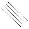 Bettomshin 5Pcs 3mm x 1.5mm Black Plastic Antenna Pipe Tube Protectors Receiver Aerial for RC Model Car view 1