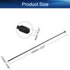 Bettomshin 5Pcs 3mm x 1.5mm Black Plastic Antenna Pipe Tube Protectors Receiver Aerial for RC Model Car view 2