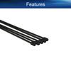Bettomshin 5Pcs 3mm x 1.5mm Black Plastic Antenna Pipe Tube Protectors Receiver Aerial for RC Model Car view 3