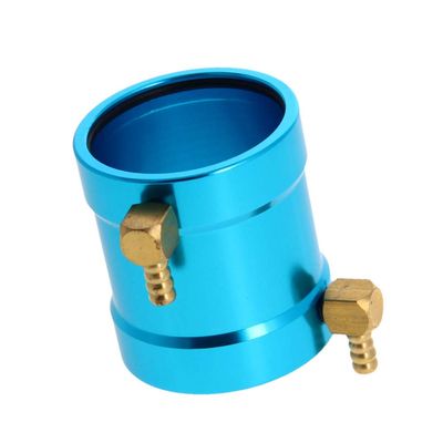 Bettomshin Motor Aluminum Water Cooling Jacket Metal Remote Control Model Boat Parts Blue Suitable for 28 Series Remote Control Boat Motor Parts Accessories