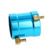 Bettomshin Motor Aluminum Water Cooling Jacket Metal Remote Control Model Boat Parts Blue Suitable for 28 Series Remote Control Boat Motor Parts Accessories view 2
