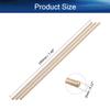 Bettomshin 10Pcs 190mmx3mm Brass Solid Round Rods Metal Lathe Bar Stock for DIY RC Model Car, RC Helicopter Airplane view 2