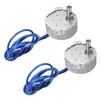 2Pcs Synchronous Motor AC 110V 8-10RPM Turntable Motor CW Direction 4W TYC-50 Horizontal Hole Tapping Shaft,Aicosineg view 1