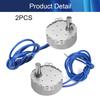2Pcs Synchronous Motor AC 110V 8-10RPM Turntable Motor CW Direction 4W TYC-50 Horizontal Hole Tapping Shaft,Aicosineg view 4