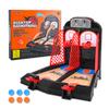 Desktop Basketball Shooting Arcade Game with 6 Balls (3 Orange/3 Blue) Plastic Tabletop Baskball Game Shot Creator 1 to 2 Players Mini Catapult Board Game Indoor Sports Activity view 1