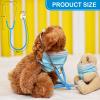meekoo 2 Pack Kids Stethoscope Toy Real Working Nursing Cosplay Doctors Nurses Stethoscope for Kids Role Play Girls Boys Cosplay Costume Pretend Game Accessories(Pink, Blue) view 4
