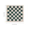 Alomejor Portable Chess Board 34.5x34.5cm PVC Soft Chess Board Tournament Chess Set for Travel Camping view 3