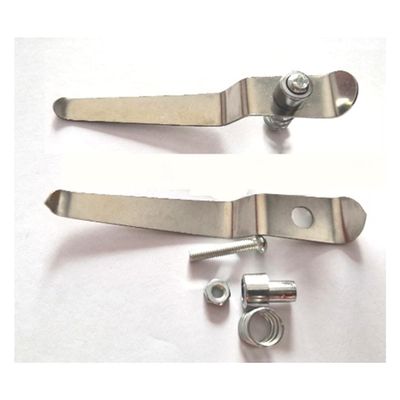 Lab Microscope Slides 2pcs Stereo Biological Microscope Stage Clips Stainless Steel Microscope Parts (Color : 7.2CM)