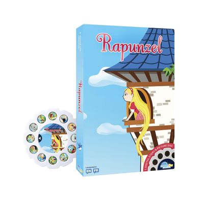 Moonlite Storytime - Rapunzel - A Magical Way to Read Together - Projector Sold Separately - Single Disc Pack for Kids & Toddlers - Learning Gifts for Kids Ages 12 Months & Up