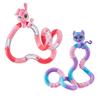 Tangle Jr. Pets 2-Pack Kitty and Bunny - Tangle Fidget Pets Fidget Toys - Fidget Toy Gift - Fidgets for School - Cute fidgets for girls - kitty character fidget and bunny character fidget view 1