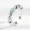 Moanyt 6 Pcs Adjustable Rotating Rings Unisex Anxiety Ring for Anti Stress Finger Rings Birthday Gifts view 3