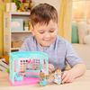 Li'l Woodzeez  Scoops & Sprinkles Ice Cream Shop  21 Pieces Dollhouse Playset with 2 Figures & Storybook  Miniature Food & Accessories  Stackable Playset for 3+ Years view 2