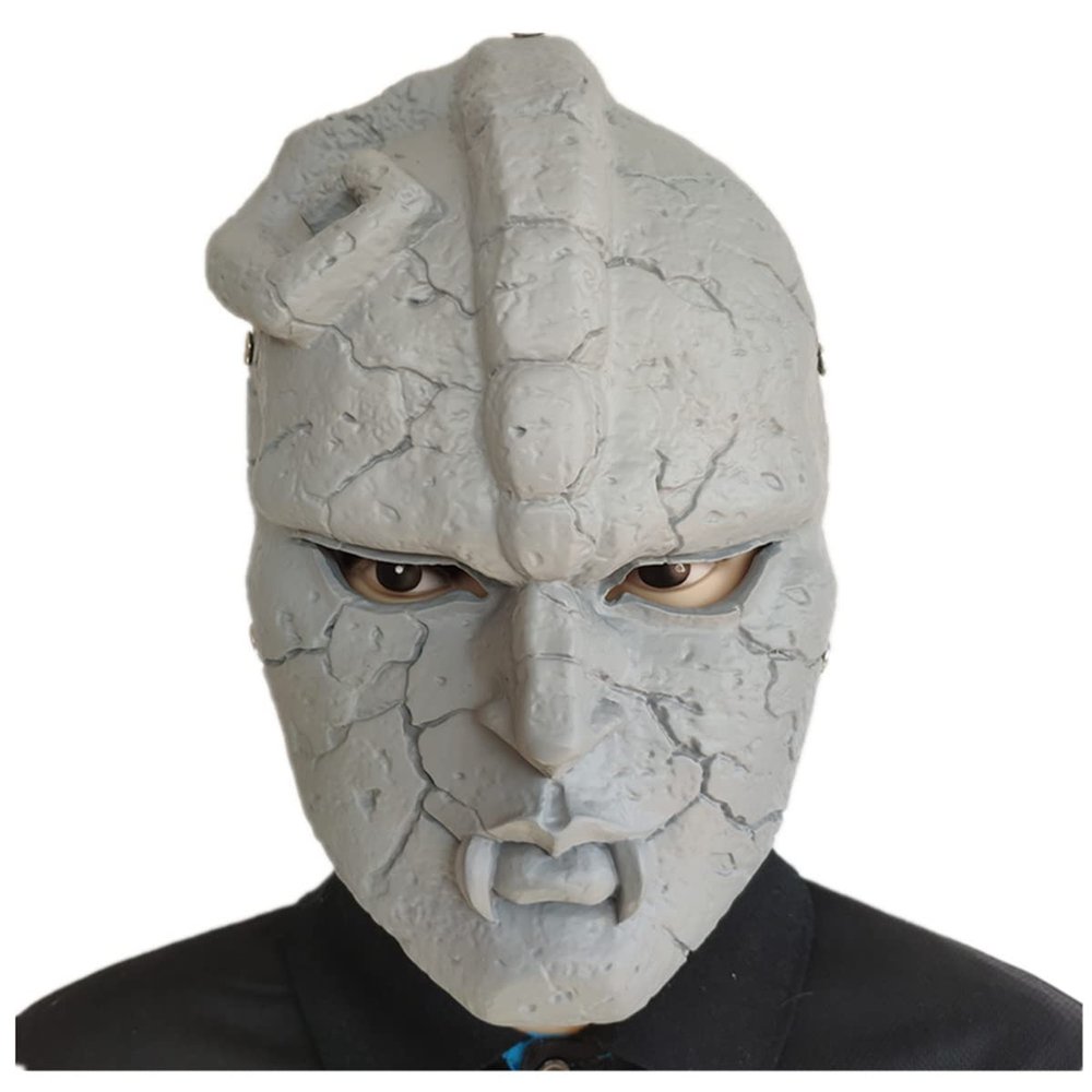 Weixu Stone Ghost Full Face Gargoyle Cosplay Mask Halloween Fancy Party Costume Props (B)