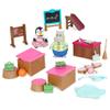 Lil Woodzeez  Classroom & Playground Playset  Dollhouse Furnitures & Accessories with 2 Doll Figures  Toy School Set  Pretend Play  Gift for Kids 3 Years + view 1