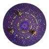 Chenfly Altar Tarot Card Cloth, 12 Constellations Pentacle Tablecloth, Starry Sky Rubber Pad for Divination, Altar Tarot Card Tablecloth 8.66 inches view 1