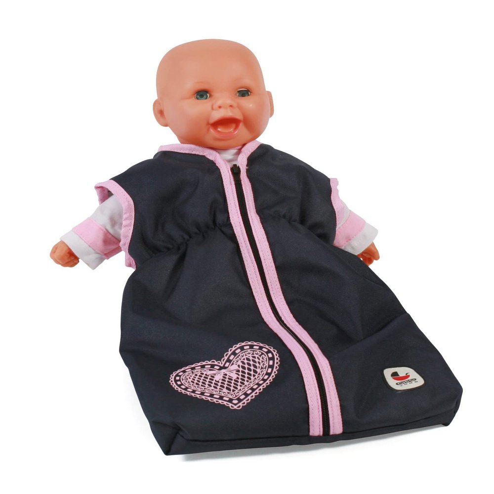 Bayer Chic 2000 792-26 Dolls Sleeping Bag, Navy Blue