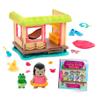 Li'l Woodzeez  Scoops & Sprinkles Ice Cream Shop Playset with Furniture & Accessories  Miniature Dollhouse Playset for Imaginative Play  Collectible Animal Figures  Kids Toys 3+ Years view 1