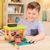 Li'l Woodzeez  Scoops & Sprinkles Ice Cream Shop Playset with Furniture & Accessories  Miniature Dollhouse Playset for Imaginative Play  Collectible Animal Figures  Kids Toys 3+ Years view 2
