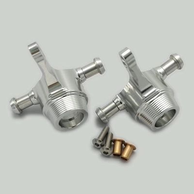 Aluminum Front Knuckle Arm for Tamiya TT-01 TT-01D TT01E A7 Silver