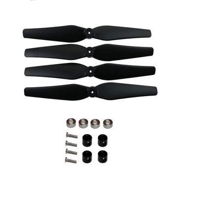 Propeller Blades for Vvtr DRC 888 and DRC 446 Drones Set of 4 Black Propellers and Propeller Holders