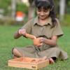 NESTA TOYS - Wooden Montessori Tray for Kids | Sand Writing Tray | Sensory Toy for Learning and Special Needs Developmental Set for Small Children view 2