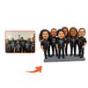 INCOOSTORE 6" Full Custom Bobblehead Figurine Personalized Gifts for Family Bobble Head Figure Handmade Gift for Best Team view 2