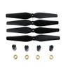 Propeller Blades for Promark VR Virtual Reality Warrior P-70 Drones Set of 4 Black Propellers and Propeller Holders view 1
