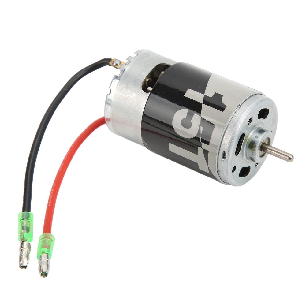 Alomejor RC Brushless Motor 6 8.4V 20000 RPM Large Torsion Two Way Bearing Silver 15T Brushless Motor for 1/10 RC Climbing Car