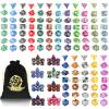 Surhugvy DND Dice Set, 25 X 7 Polyhedral Dice for Dungeons and Dragons DND RPG MTG Table Game with 1 Large Flannel Bag 175 Pieces view 1