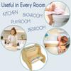Personalized Wooden Sloth Natural Step Stool view 4