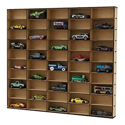 Alejandro Cortes Display Storage Organizer Case for 1:64 Scale Diecast Cars 40-Space Capacity for Classic Collectible Cars
