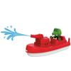 AquaPlay FireBoat 8700000273 Fireboat Accessories for Water Trains or Bath, Fire Boat with Sven The Crocodile, Water Splash Function, for Children from 3 Years, Red view 3