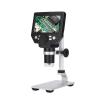 ZTBH Microscope Accessories Kit Microscope 4.3 Inch Large Base Display 8MP 1-1000X Continuous Amplification Magnifier Microscope Slides (Color : Metal stents, Magnification : 1000X) view 1