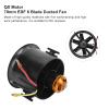 70mm EDF 3500KV Brushless Motor, High Performance Brushless Motor EDF Ducted Fan Set with 6 Blade Ducted Fan for RC Airplane view 3