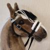 Brown Stick Hobby Horse A3 | Realistic Horse Head on Stick | Hobby Horse Whith Bridle view 3