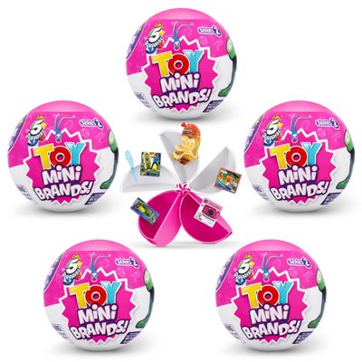 5 Surprise 77241-B Toy Mini Brands Series 2 Wave 2 (5 Pack) Mystery Collectible Capsule for Ages 3+